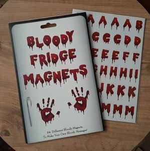 Bloody Fridge Magnets Set